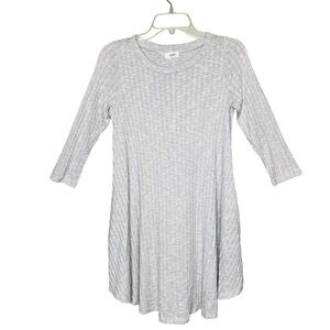 ODDY Ribbed Swing Sweater Dress